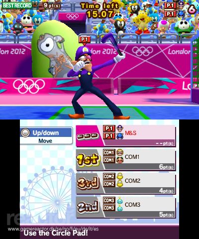 Mario & Sonic en los Juegos Olímpicos - London 2012