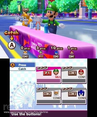 Mario & Sonic en los Juegos Olímpicos - London 2012