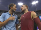 Jack Draper y Daniil Medvedev discuten sobre la penalizaci&oacute;n por impedimento en Indian Wells