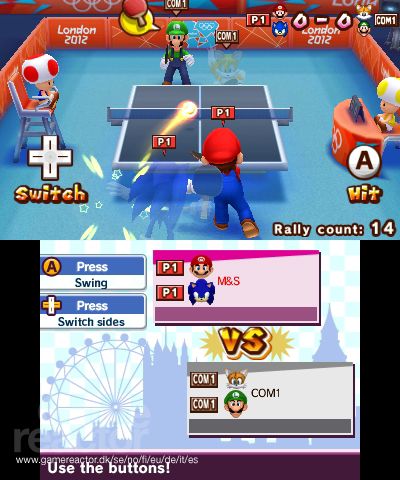 Mario & Sonic en los Juegos Olímpicos - London 2012