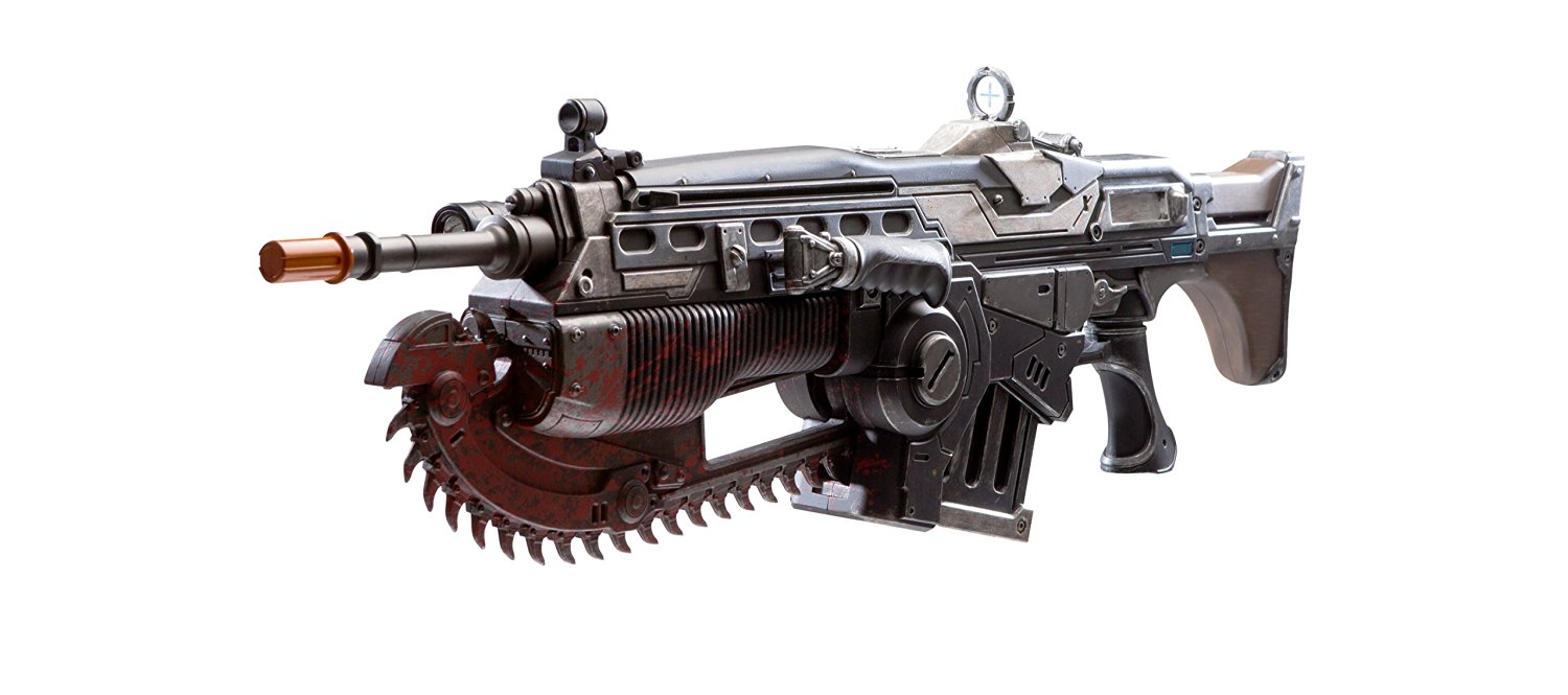 Impresionante réplica 11 oficial del Lancer de Gears of War