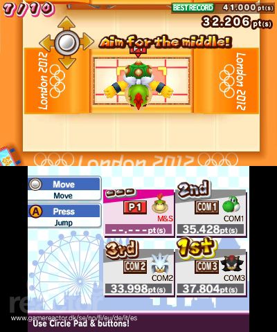 Mario & Sonic en los Juegos Olímpicos - London 2012