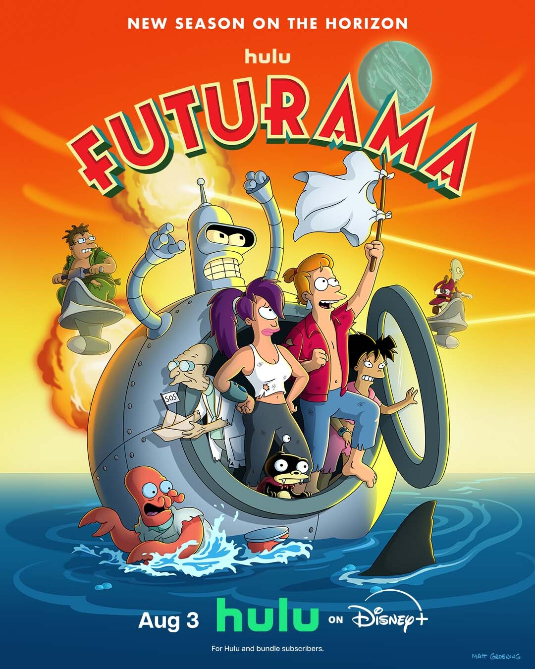 La temporada 14 de « Futurama empezará a emitirse en Disney+ a principios de agosto
