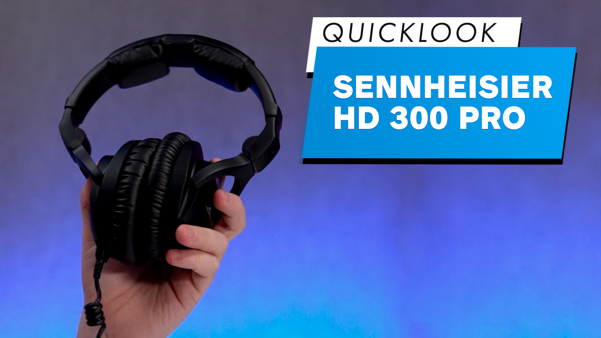 We tested the Sennheiser HD 300 Pro in the latest episode of Quick Look