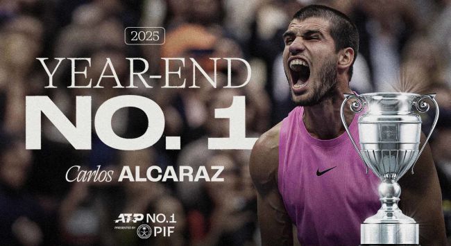 Carlos Alcaraz se asegura el nº 1 mundial en 2025 y se clasifica para semifinales