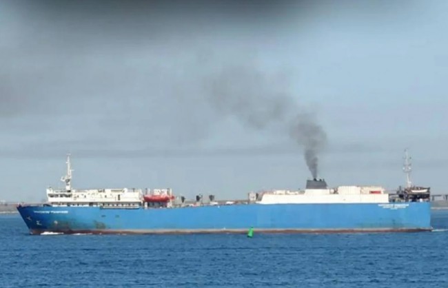 Ucrania afirma haber atacado dos buques de transporte militar rusos en el Mar Caspio