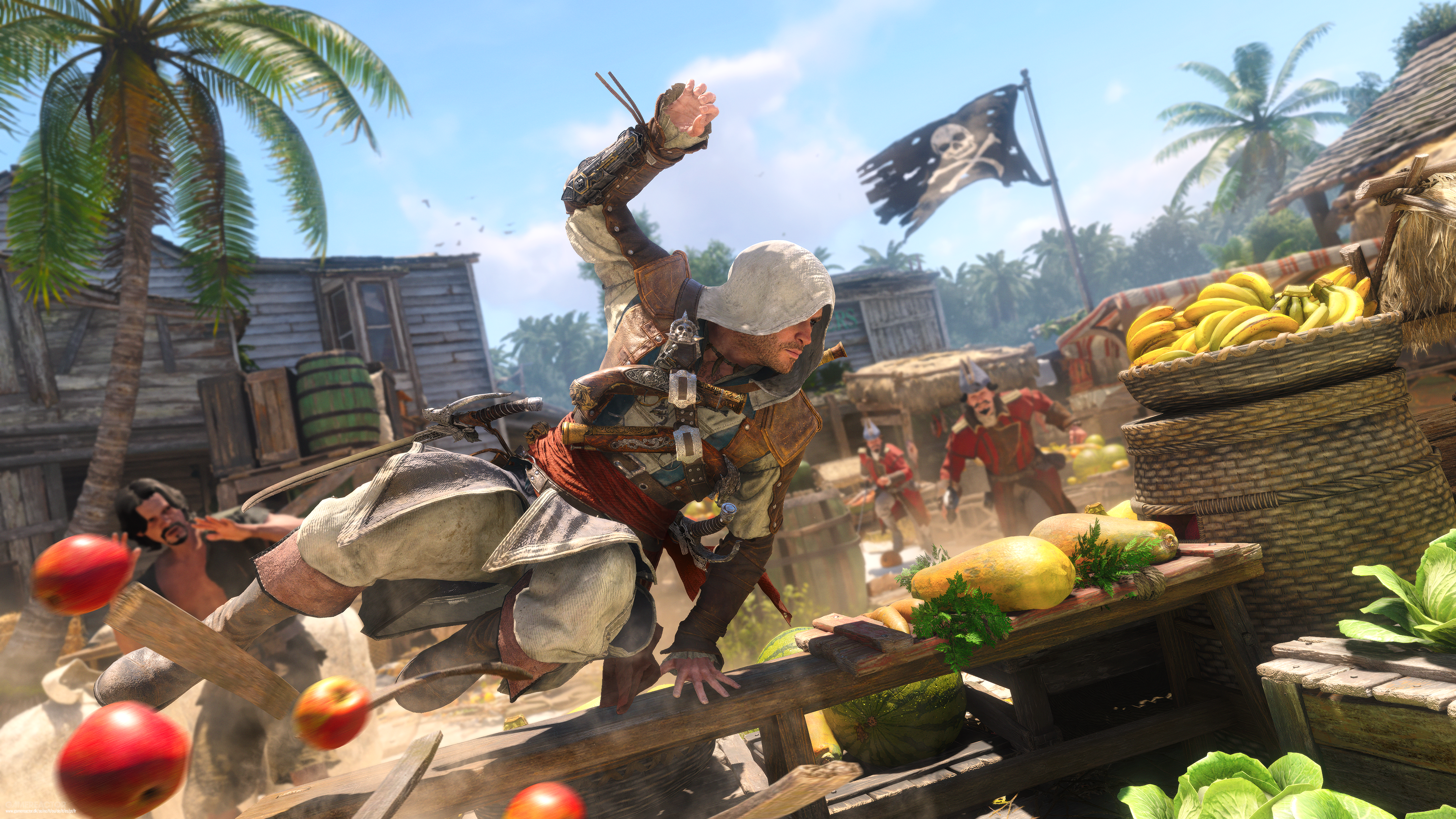Cañones listos para disparar con Assassin's Creed: Black Flag Resynced, que carga pólvora en el SGF