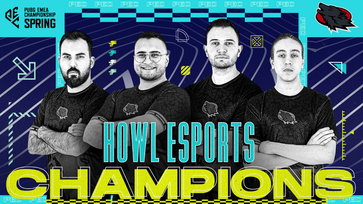 HOWL Esports is the champion of the PUBG EMEA Championship: Spring
