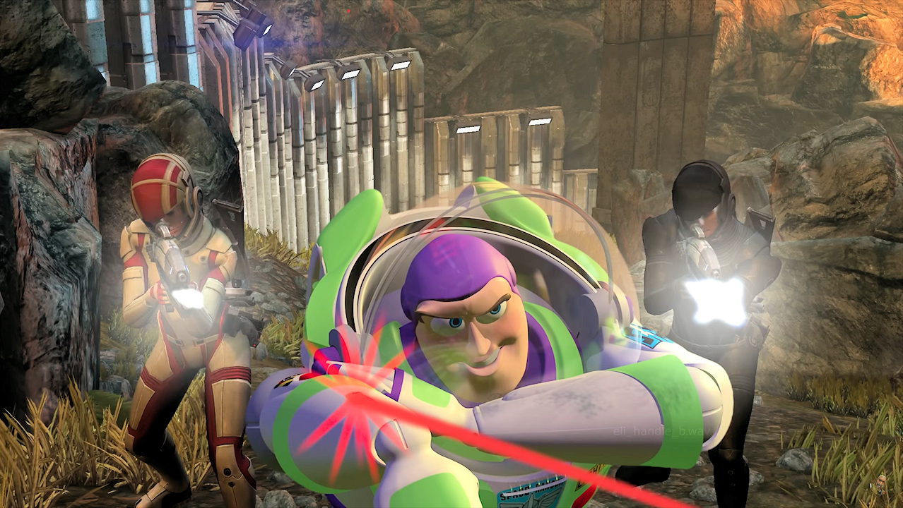 Buzz Lightyear se une a la Alianza de Sistemas de Mass Effect en un divertidísimo video
