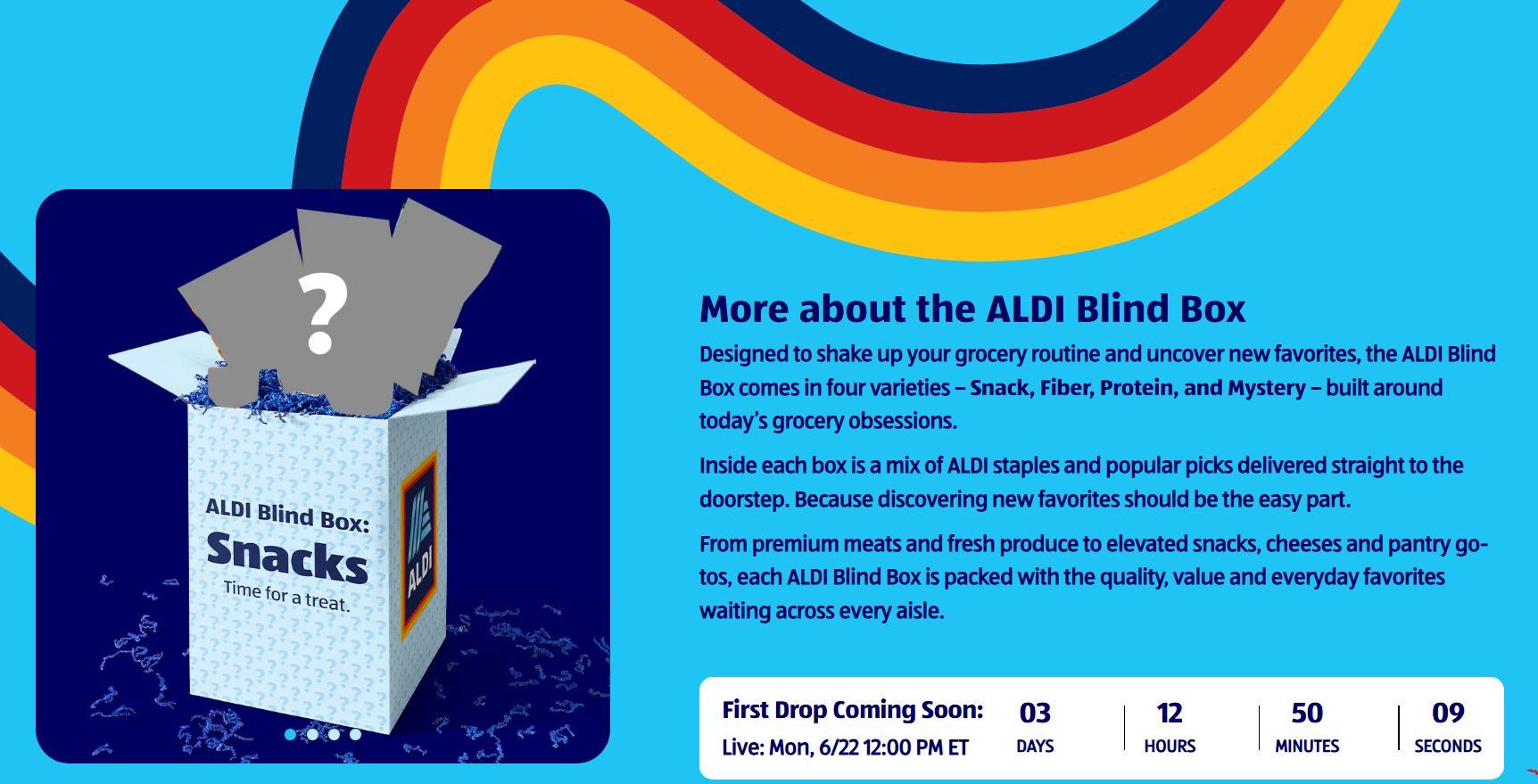 Aldi se suma a la moda de las cajas sorpresa con una promoción limitada
