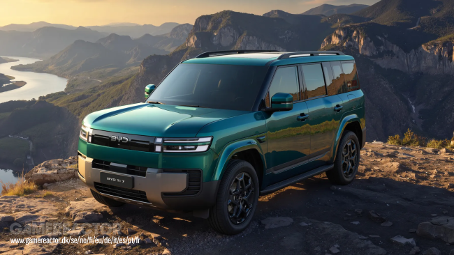 El nuevo y cuadrado BYD de siete plazas se inspira claramente en el Land Rover Defender
