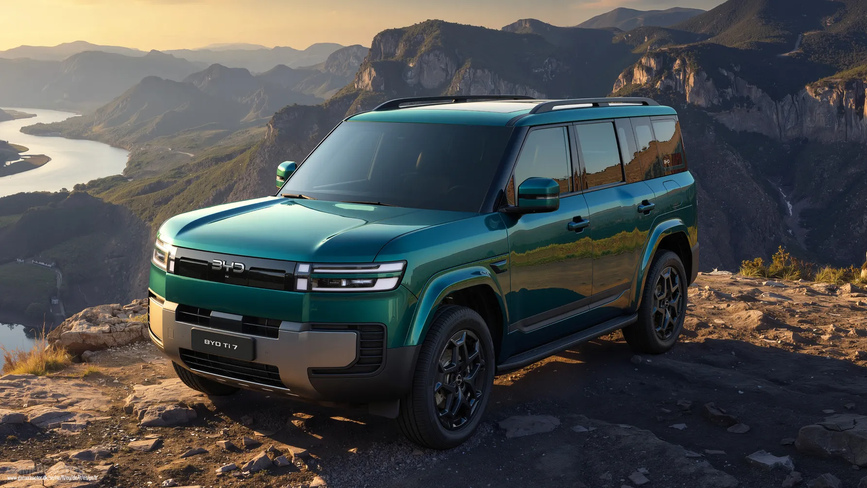 El nuevo y cuadrado BYD de siete plazas se inspira claramente en el Land Rover Defender