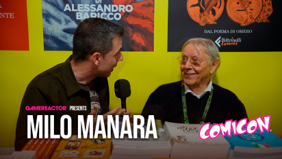 El dibujante de cómic tocado por Eros - Entrevista al Maestro Milo Manara en Comicon Napoli
