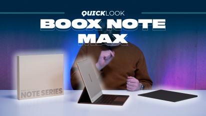 Boox Note Max (Quick Look) - Para un pensamiento expansivo
