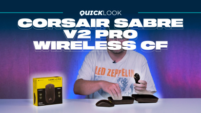 Corsair Sabre v2 Pro Carbon Fiber Wireless (Quick Look) - Súper sensible