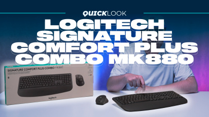 Logitech Signature Comfort Plus Combo MK880 (Quick Look) - Para estar cómodo todo el día