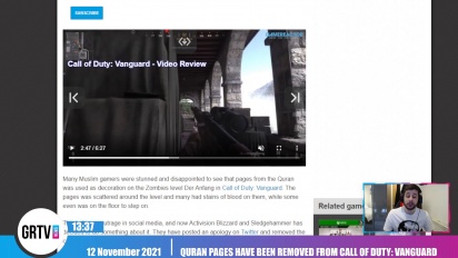 GRTV News - Call of Duty: Vanguard recula y elimina el Corán del juego
