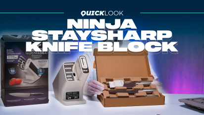 Ninja StaySharp Knife Block (Quick Look) - Preparación rápida