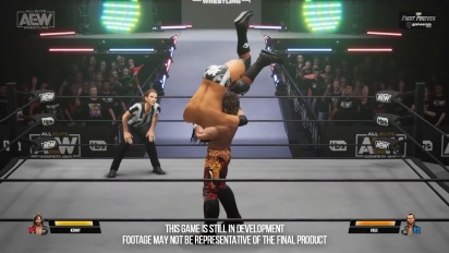 Kenny Omega vs Adam Cole - Full Match Gameplay Reveal - AEW: Fight Forever (Gamescom 2022)