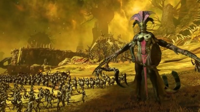Total War: Warhammer III - Nurgle vs Slaanesh Gameplay Battle