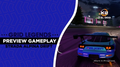 Grid Legends - Gameplay de Strada Alpina Drift (Avance)