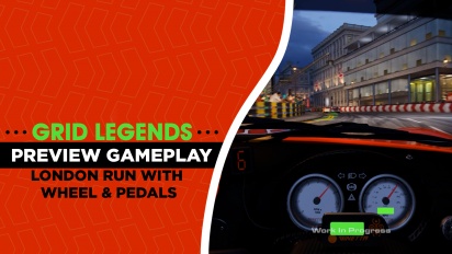 Grid Legends - Gameplay con volante y pedales de Parliament Run (Avance)